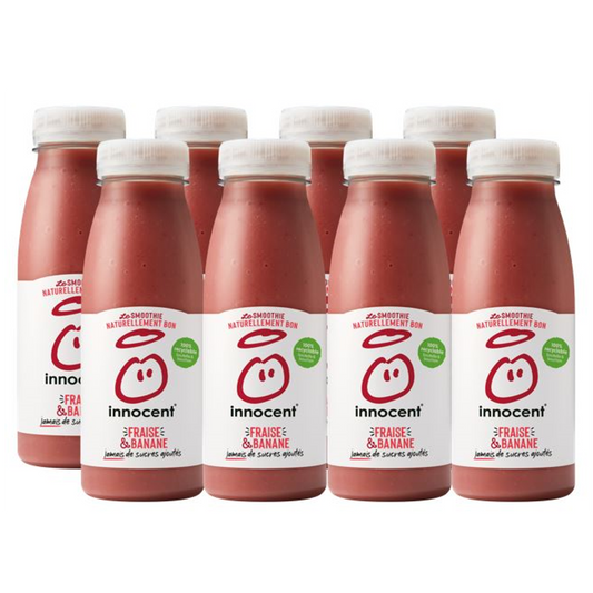 Smoothie 250ml - Fraise Banane  x 8